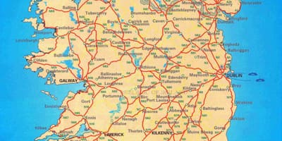 Бесплатни мапата на ирска
