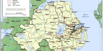 Карта на n ирска