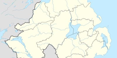 Карта на северна ирска плажи 