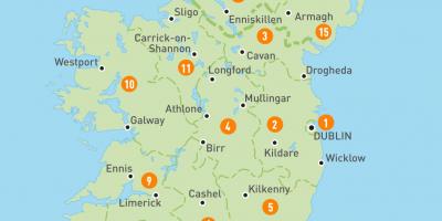Ирска во мапата